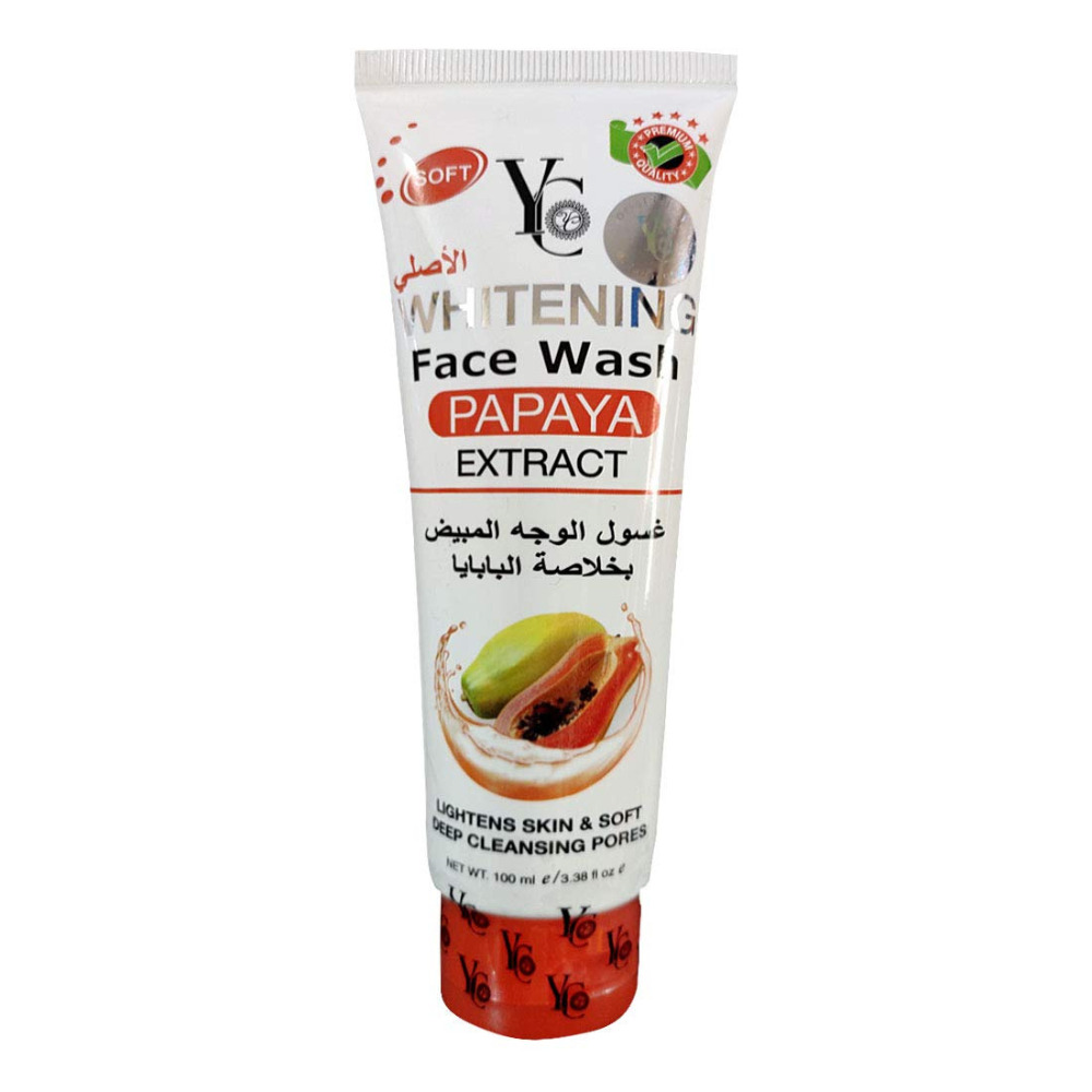 YC Papaya Extract Whitening Face Wash100ml