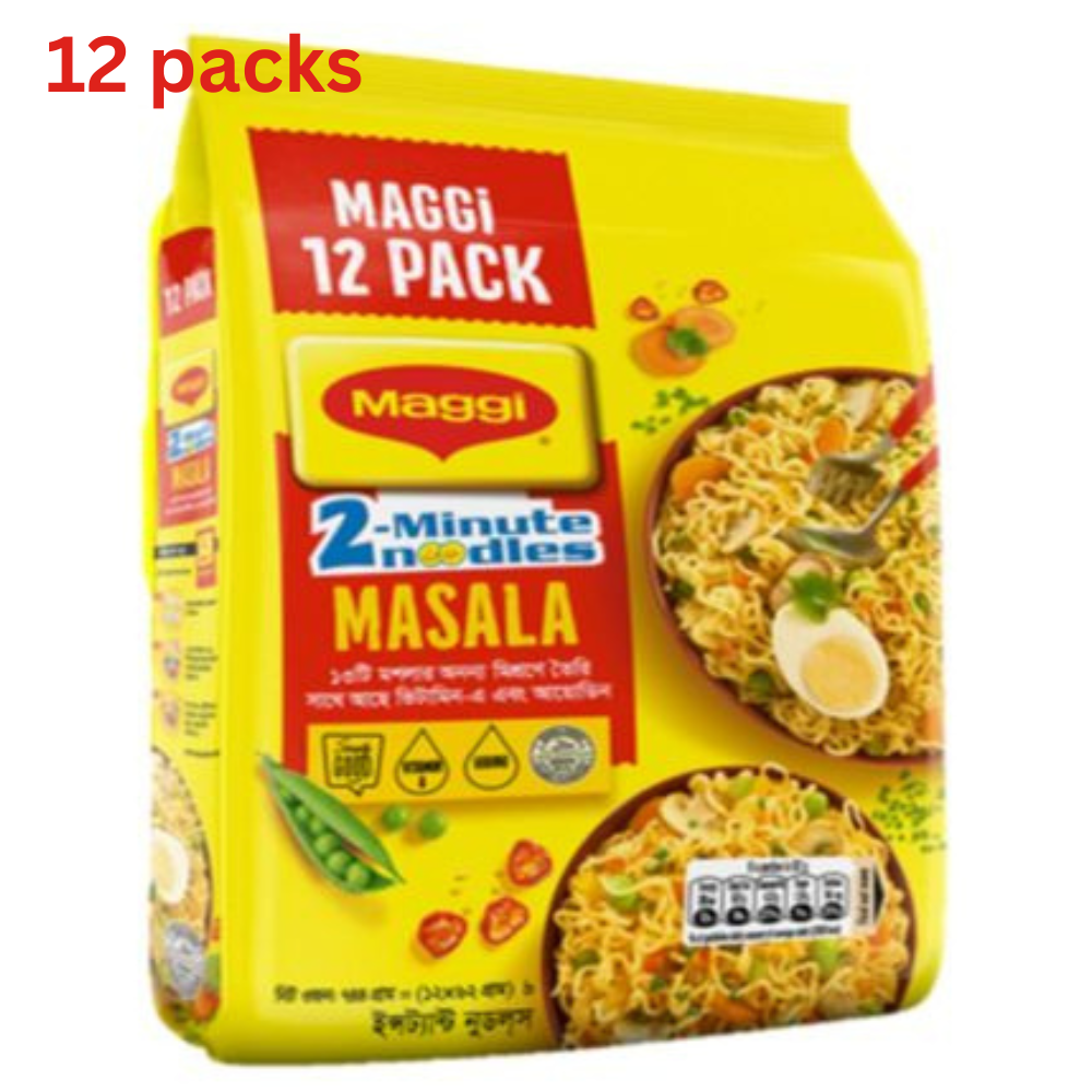 Maggi Noodles 2 munite Masala 12 Packs