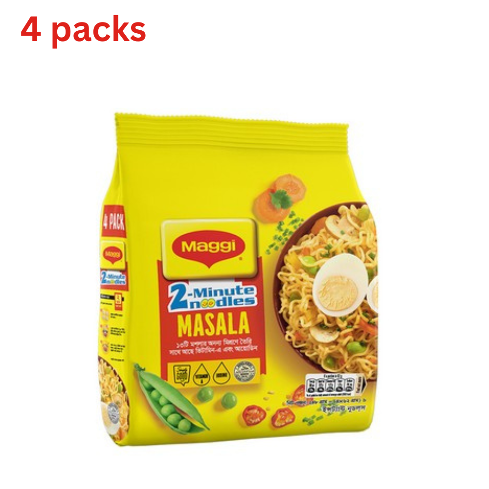 Maggi Noodles 2 Munite Masala 4 Packs