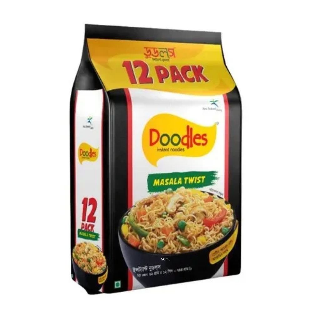 Doodles instant noodles 12pac