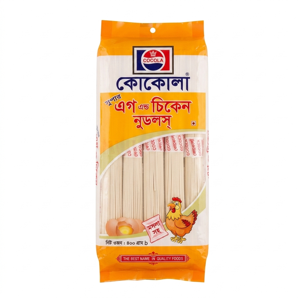 cocola stick noodles egg & chicken 400g