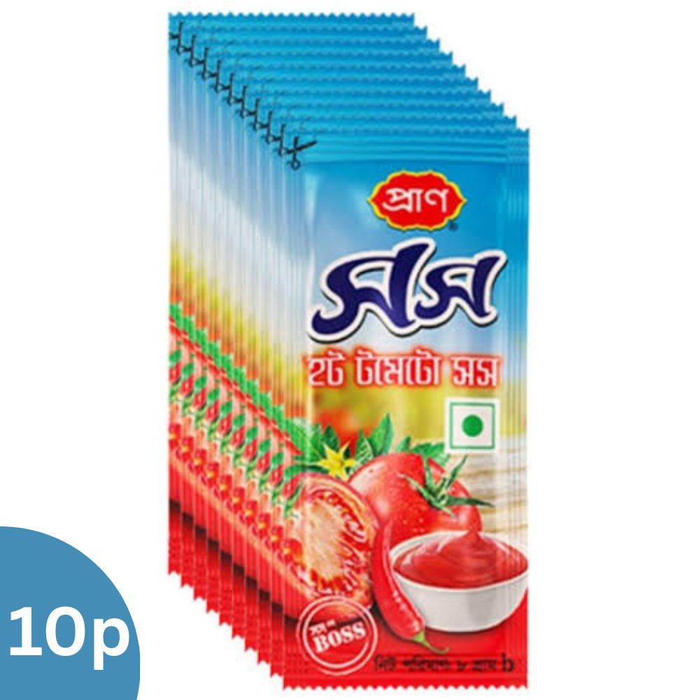 Pran Hot Tomato Sauce mini pata 10pcs