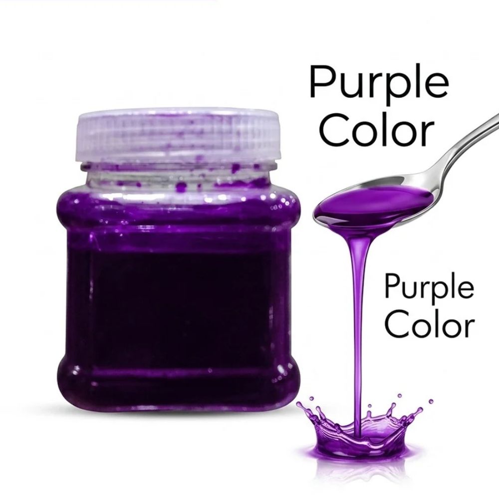 Trans Oil Base Food Colour (Purpel) 100g