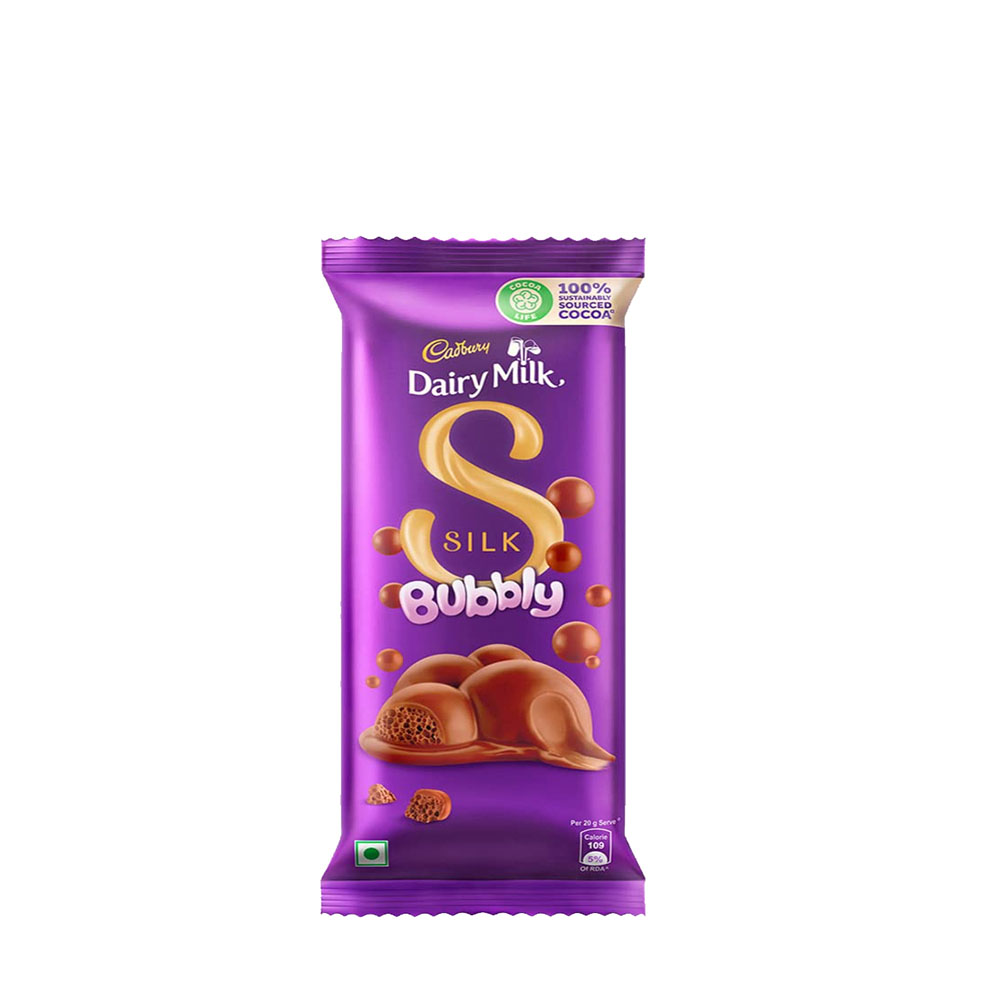 Cadbury Dairy Milk Silk Bubbly 60g