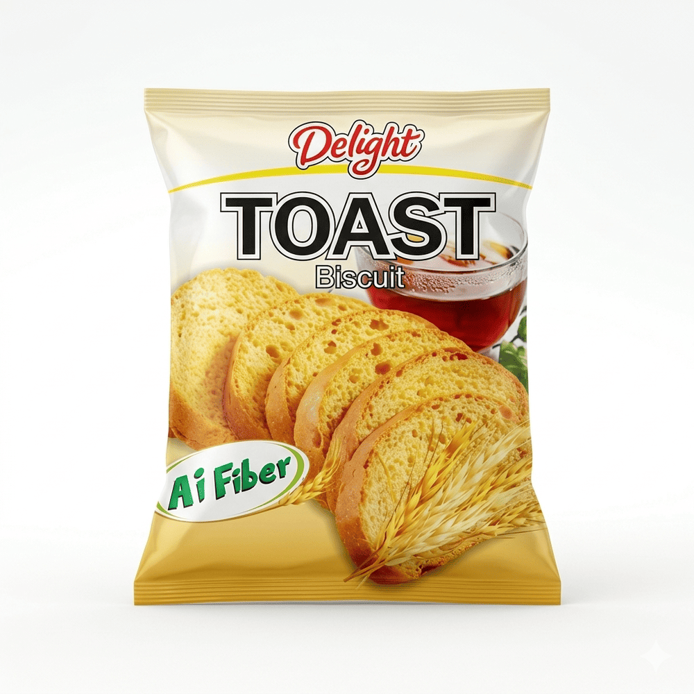Pran Delight Toast Biscuit 250g