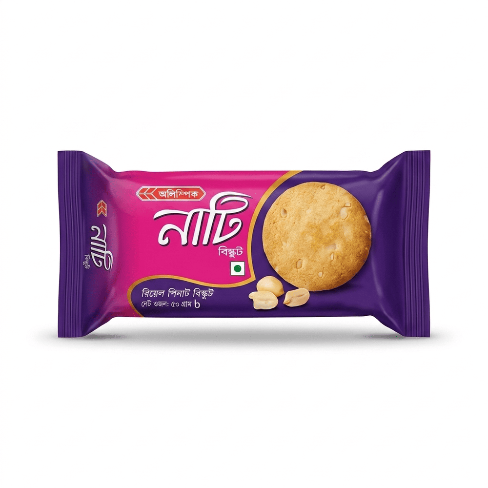 Olympic Nutty Biscuit 50g
