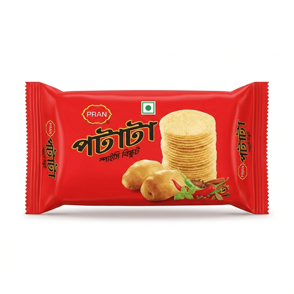 Pran Potata Spicy Biscute 50g