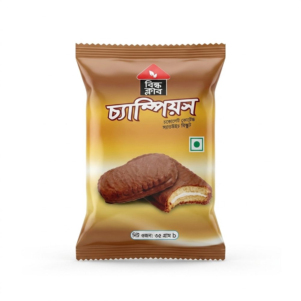 Champion Chocolate Coated biscuit 35g