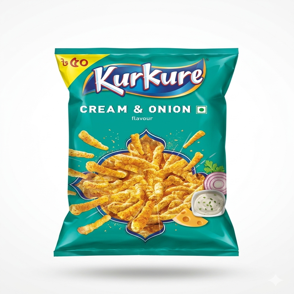 Kurkure Cream&Onion Chips 60gm
