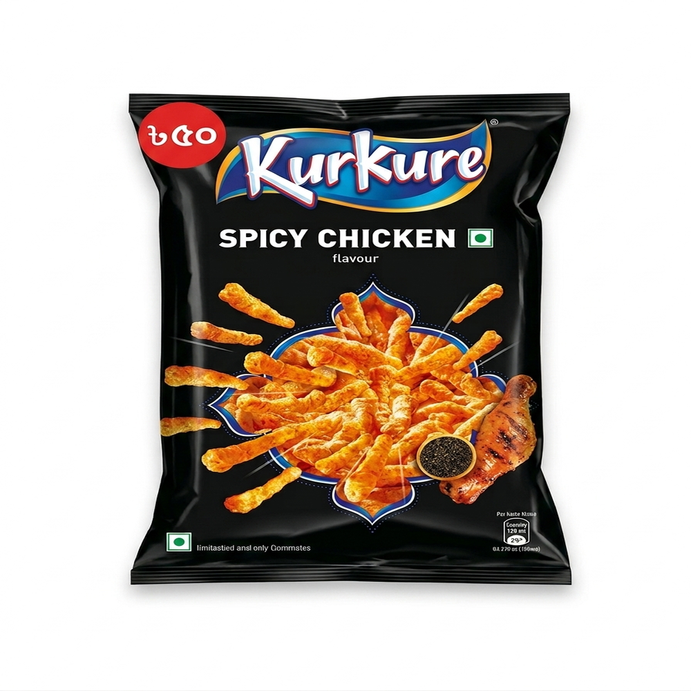 Kurkure Spicy Chicken Chips 60g