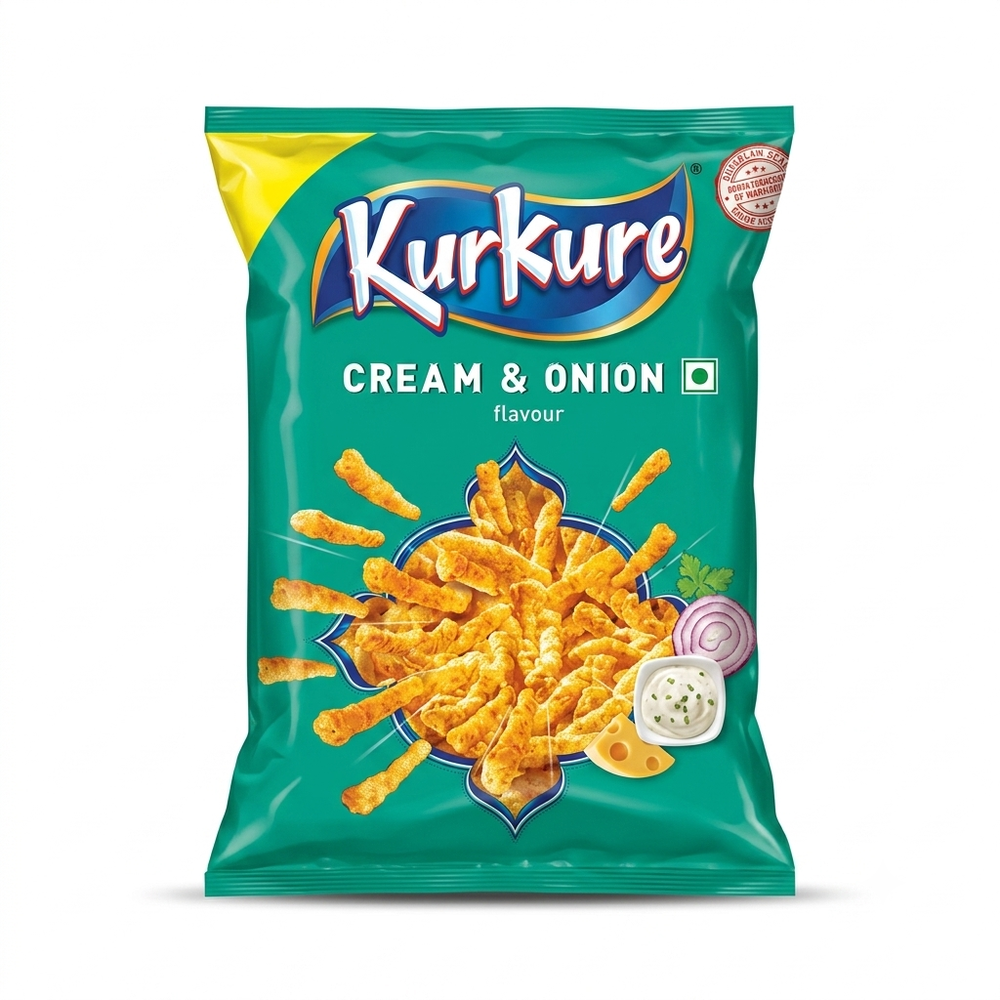 Kurkure Cream&Onion Chips 31gm