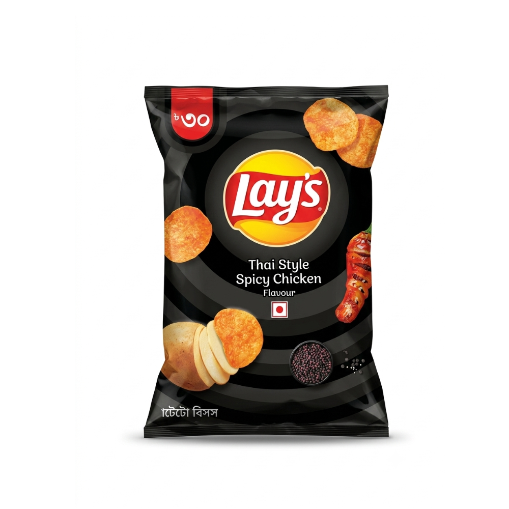 Lays Thai Style Spicy Chicken Chips 22gm