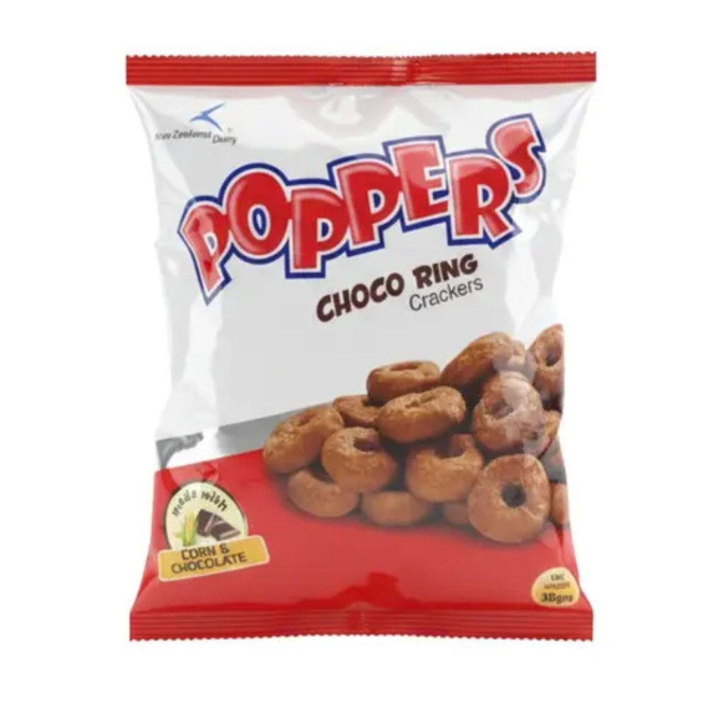 Poppers Choco Ring Crackers Chips 25gm